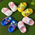 thumbnail image 5 of Toddler Clogs Boys Girls Slippers Slip On Garden Clogs Beach Cartoon Slides, 5 of 5