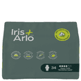 thumbnail image 2 of Iris + Arlo Organic Pads with Wings, Super, 100% Cotton, Chemical-Free, Non-toxic, No plastic | Resealable Bag (34 Count), 2 of 10