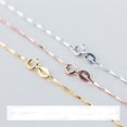 thumbnail image 3 of Cadena De Oro [En Stock] Collar De Plata Esterlina 925 De Longitud Diferente Melón Rosa De 18 Quilates Chapado Joyería Femenina, 3 of 4