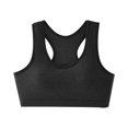 thumbnail image 4 of Women's Sports Bras Ladies Traceless Comfortable No Steel Ring Breathable Gathering Bra Woman Underwear Sports Bra Black L, 4 of 6