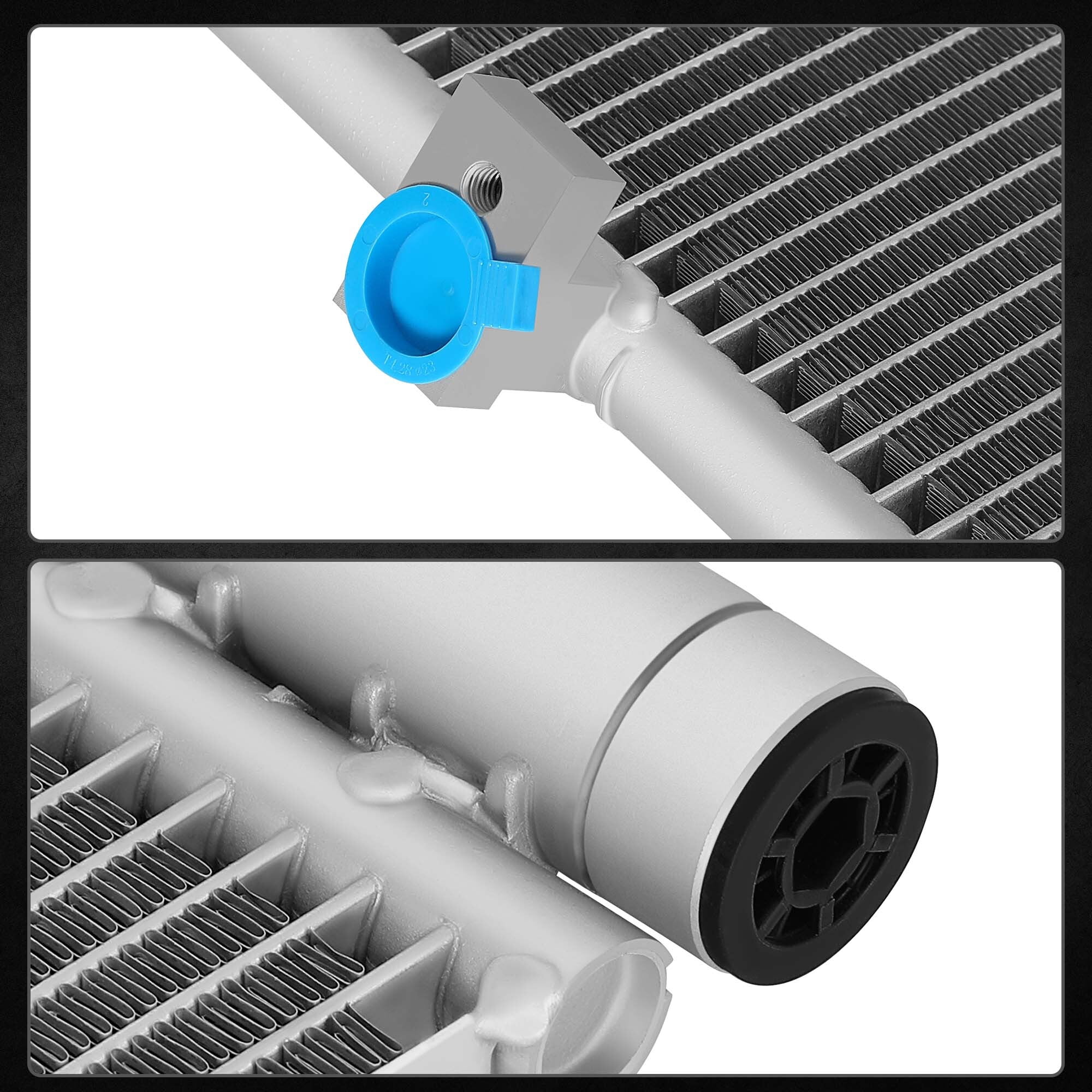LEDKINGDOMUS A/C AC Condenser Air Conditioning Condenser Compatible with 2015-2020 Ford F-150 2.7L 3.3L 3.5L 5.0L, 2018-2020 Ford Expedition 3.5L & 2018-2020 Lincoln Navigator 3.5L