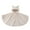 White, variant on Kids Warm Windproof Cape Wrap Cozy Outerwear For Children 1 To 8 Years All Season Wearable Soft Hooded Design