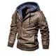 thumbnail image 1 of Chaqueta de cuero de moda, sencilla y generosa, chaqueta de cuero, chaqueta casual para hombre, 1 of 5