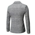 thumbnail image 5 of Fesfesfes Blazer for Men's Fall And Winter Fashion Personality Solid Color Casual Suit Jacket, 5 of 5