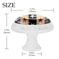 thumbnail image 3 of 4 Pcs American Flag Stars Knobs for Kitchen Cabinet Cupboard Dresser Bookcase Drawer Pulls Handles Round Home Decor, 3 of 5