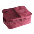 thumbnail image 3 of Bolsa de almacenamiento de zapatos de viaje impermeable de nailon Apalfuy organizador de cajón armario vino rojo, 3 of 8