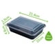thumbnail image 2 of Contenedor rectangular para microondas, 2 of 3