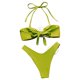 thumbnail image 3 of MKLEKYY Trajes De Baño mujer Natacion Women'S Solid Color Sexy Bikini Swimsuit Bikini, 3 of 5