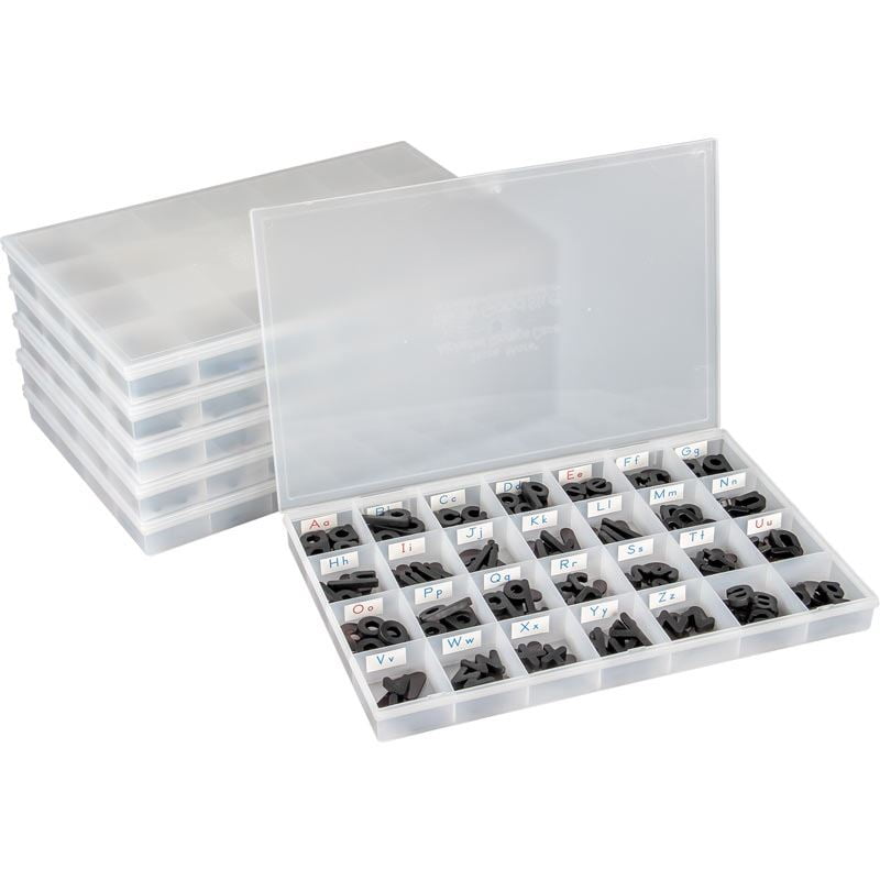 EZRead? Black Plastic Letters Kit ? 6 Pack