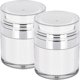 thumbnail image 2 of Contenedor de almacenamiento PENGJTMXG 2 piezas con bomba de empuje 30 ml para humectante facial, 2 of 5