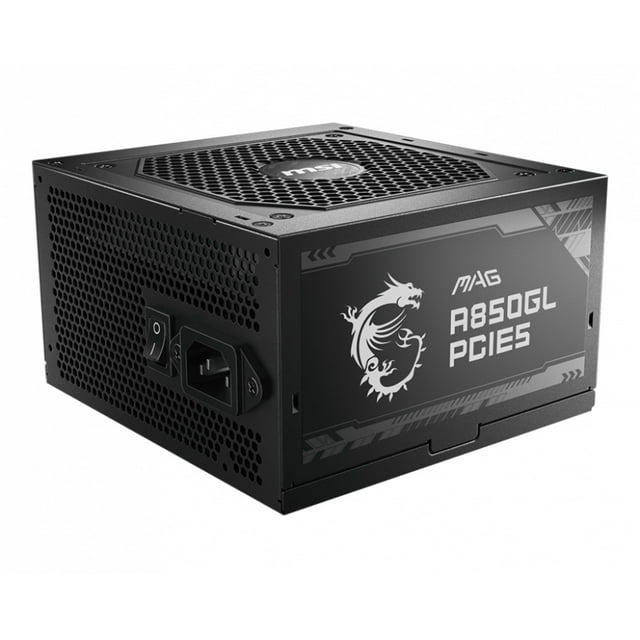 Fuente de Poder MSI MAG A850GL PCIE5 80 PLUS Gold