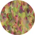 thumbnail image 1 of Ahgly Company Indoor Square Patterned Chestnut Red Area Rugs, 3' Square, 1 of 6