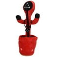 thumbnail image 2 of SHAR Electric Stuffed Toy Innovative Cute Dancing Singing Recording Luminous Toy Holiday Birthdays GiftTriangular Face, 2 of 20