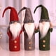 thumbnail image 5 of Monstrate Funda para botella de vino de Navidad, felpa larga, Rudolf, manga a prueba de polvo, telas no tejidas, sombrero de piezas, fundas para Kits de decoración para fiestas Verde Monstrate HA070265-03, 5 of 6
