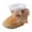 Khaki, variant on BOBOGOJP Baby Snow Boots Infant Boy Girl Winter Boots Nonslip Lightweight Outdoor Warm Shoes for Cold Weather White for Size 4