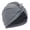 Gray(Only One), variant on Turbans for Women Soft Pre Tied Knot Fashion Pleated Turban Cap Beanie Headwrap Sleep Hat, Gray