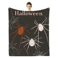 thumbnail image 5 of Puntoco Manta de franela de Halloween, manta de aire acondicionado, manta de sofá, manta de dormitorio y oficina, 5 of 5