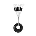 thumbnail image 2 of Yimiti 100Pcs Fishing Stoppers Cylinder Stop Beads Float Sinker Stops,Straight Column Type Small Trumpet, 2 of 9