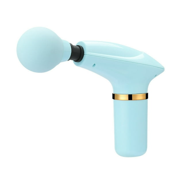 Mini masajeador de tejido profundo, carga USB, masaje muscular por percusión, super silencioso, 4 velocidades, ligero y portátil para cuello y espalda, para hombres, mujeres y deportistas