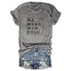thumbnail image 1 of Camiseta holgada de manga corta con estampado de letras MA Mama Mom Bruh: estampado de letras moderno, cómoda y casual., 1 of 3