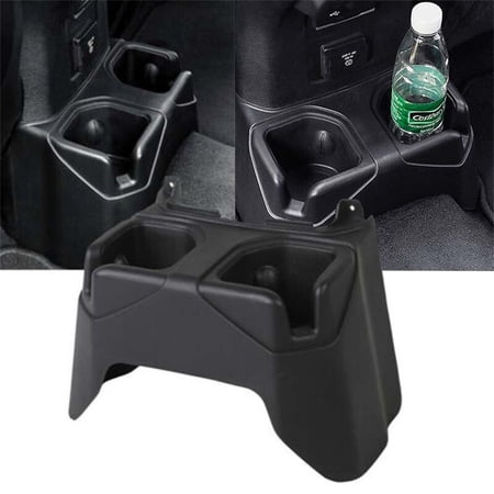 Car Rear Seat Water Cup Holder Car Accessories Black for Jeep Wrangler JL 2018+