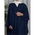 thumbnail image 3 of Women’s Apparel Ethnic Tribal Maxi Dress Abaya Robe Color Summer 2024 in , Dark, 3 of 9