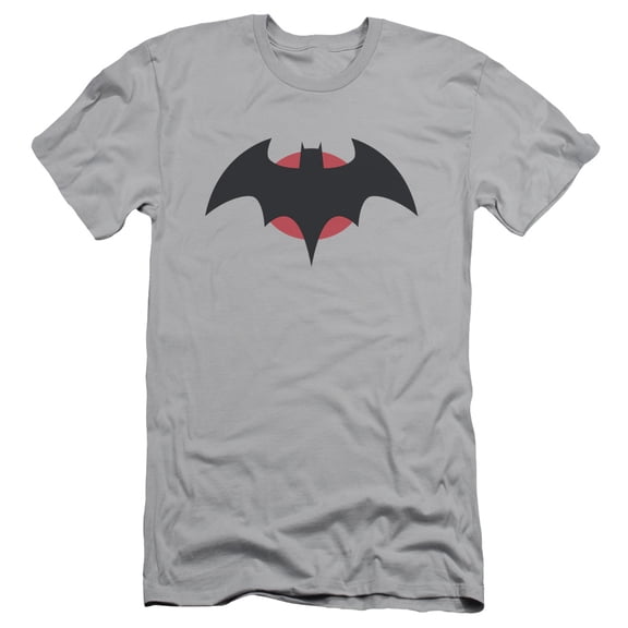 JLA Justice League Thomas Wayne S/S Adult 30/1 T-Shirt Silver