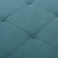 thumbnail image 2 of GDF Studio Kwesi Contemporary Tufted Storage Ottoman, Dark Teal and Dark Brown, 2 of 12