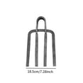 thumbnail image 3 of Rake de jardín Pitchforks Reemplazo del cabezal de reemplazo Herramientas para desarrayos Herramientas agrícolas para la plantación de césped 155x31 cm, 3 of 8
