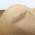 thumbnail image 2 of Kids Anti-UV Straw Sun Hat Cat Ear Summer Cap for Girl Boys Bucket Hat, 2 of 6