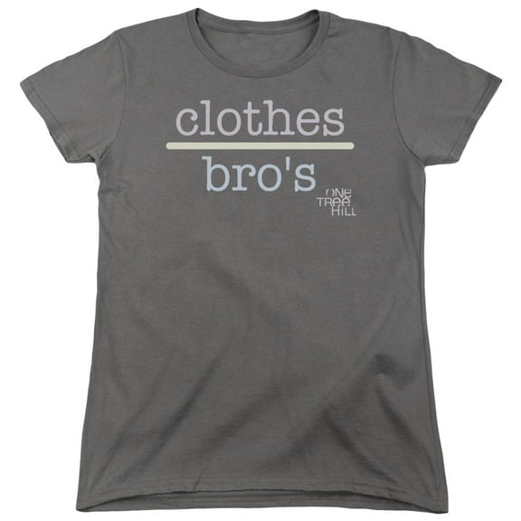 One Tree Hill Clothes Over Bros 2 Women's T Shirt (Medium) Charcoal