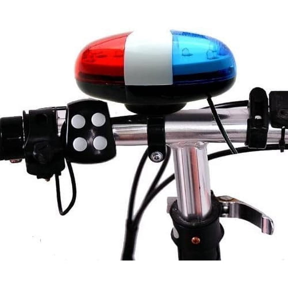 6 Bike Bicycle Police LED Light 4 Loud Siren Sound Trumpet Cycling Horn Bell$$Sport & Recreation Other