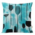 thumbnail image 1 of VargottamSquare Pillow Cover - Decorative Pillow Covers16x16 Inches,PrintedTeal BlueThemePillowcase, DecorativeSquareCushionCovers, 1 of 1