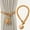 Gold, variant on Fanshiluo 2PCS Curtain Tiebacks,Curtain Ties For Drapes,Adjustable Curtain Tie Backs,Modern Curtain Holdbacks For Thin Or Thick Home & Office Window Draperies