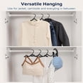 thumbnail image 4 of 10 piezas - Perchas para ropa - Perchas de viaje - Perchas plegables portátiles - Negras, 4 of 7