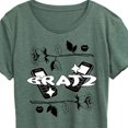 thumbnail image 3 of Bratz - Chains and Flames with Jade - Women's Short Sleeve Graphic T-Shirt, 3 of 5
