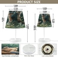 thumbnail image 3 of Bear Reading and Rabbit Desk Lamp LED Table Nightstand Lamps with 3 Color Temperatures for Home Bedroom Living Room Decor 6x11, 3 of 8