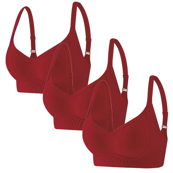 BILIKEYU Women Deep V No Jelly Underwear Thin And Large Chest Comfortable Large Size Bra, Bras for Women, No Underwire Bras for Women, Sports Bras for Women