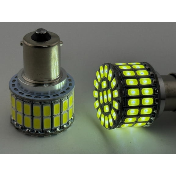Rebaydo 2pcs BA15S 1156 12 Volt (Color:White 6000K;)
