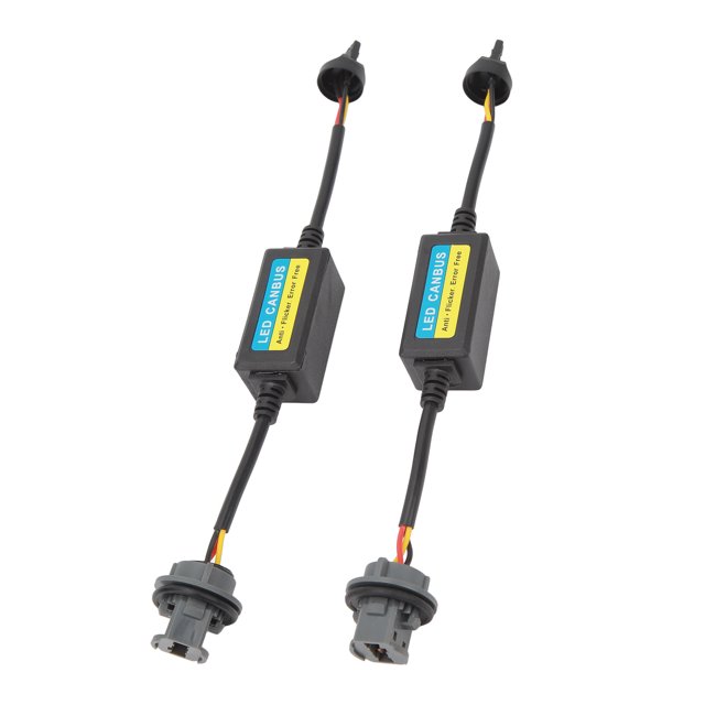 Décodeur Anti-Clignotement Léger, Décodeur de Feux de Freinage Stable 2 Pcs de Haut 12V pour 7443 T20 Plug Light