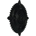 thumbnail image 3 of 29 1/8"OD x 1 1/4"ID x 4"P Haylynn Ceiling Medallion (Fits Canopies up to 1 1/4"), Hand-Painted Steel Gray, 3 of 7