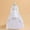 White, variant on JUSLIO Girls Dresses Size4-8 Tulle Bow Winter Girl Dresses Round Neck Casual Long Sleeve Princess Dress