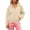 #1Beige, variant on Womens Zip Up Hooded Sweatshirt Full Zip Kangaroo Pocket Casual Jacket