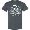 thumbnail image 3 of Inktastic Christmas Nice Until Proven Naughty T-Shirt, 3 of 5