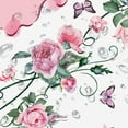 thumbnail image 4 of Oval Spring Summer Tablecloth 60 x 84 inches, Spring Floral Watercolor Table Cloth, Waterproof Wrinkle Resistant Tablecloth, Spring Summer Decoration for Holiday Kitchen Dining Room, 4 of 6