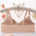 thumbnail image 3 of 2 Pack Womens Bras Casual Adjustable Breathable Top Without Steel Ring Gathering Underwear, 3 of 4