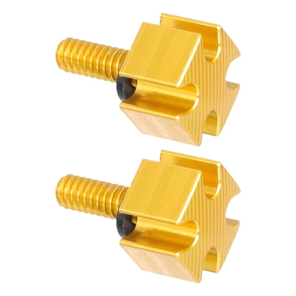 ifundom 2Pcs Golden Aluminum Rear Seats Screws Motorcycle Accessories Safe Durable Design