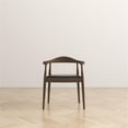 thumbnail image 4 of Hartford Mid Century Modern Pu Black Leather Dining Room&Kitchen Chair, 4 of 6