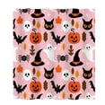 thumbnail image 2 of Halloween Shower Curtain for Bathroom – Cute Spooky Pumpkin Ghost Printed Bath Curtain – Funny Shower Curtain for Bathroom, Farmhouse Seasonal Bathroom Halloween Home Decor 180x180cm, 2 of 8