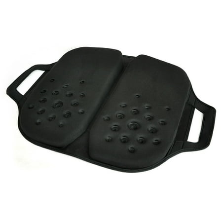 Tektrum Orthopedic Cool Gel Foldable Seat Cushion with Handle for Home, Office, Car, Chairs, Sports, Travel - Relief for Back, Tailbone, Sciatica, Pain/Discomfort, Promotes Healthy Posture (1203-BLK)